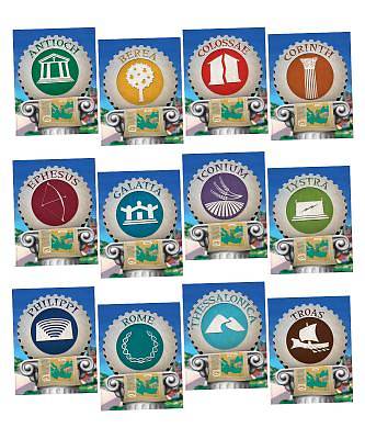Picture of Vacation Bible School (VBS19) Athens Oikos Name Posters Set of 12
