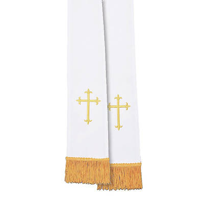 Picture of Stole Clergy Polyester Reversible Red/White