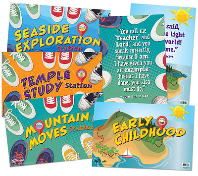 Picture of Vacation Bible School VBS 2024 Seekers in Sneakers Poster Pack