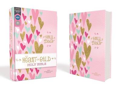 Picture of NIV Heart of Gold Bible Hardcover, Red Letter Edition, Comfort Print
