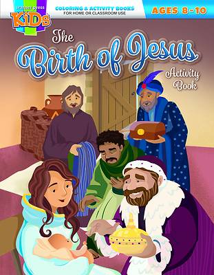 Picture of Coloring Activity Books - Christmas-8-10 - The Birth of Jesus Activity Book