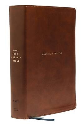 Picture of Net, Love God Greatly Bible, Leathersoft, Brown, Comfort Print