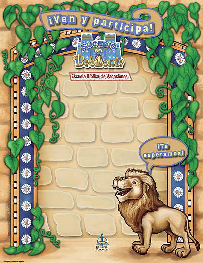 Picture of Vacation Bible School (VBS) 2018 It Happened In Babylon Spanish Promotional Poster