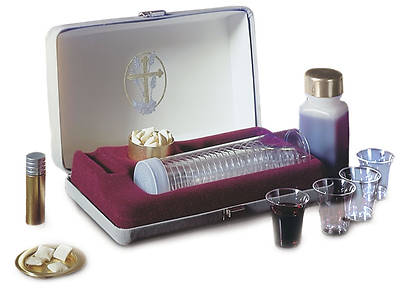 Picture of Pastor's Communion Set with Anointing Oil Carrier