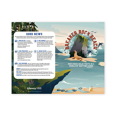 Picture of Vacation Bible School VBS 2024 Breaker Rock Beach PK25 Bulletins