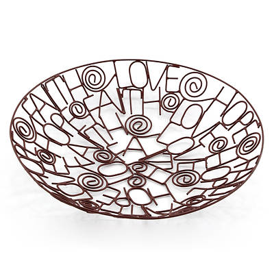Picture of India Wire Bowl - Faith, Hope, Love