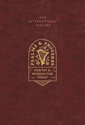 Picture of NIV Psalms and Proverbs, Leathersoft Over Board, Burgundy, Comfort Print