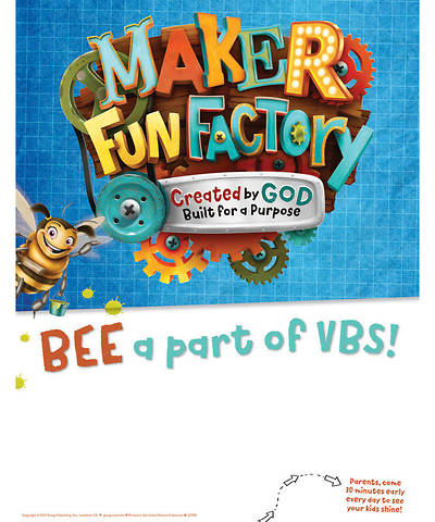 Picture of Vacation Bible School (VBS) 2017 Maker Fun Factory Publicity Posters Pack of 5