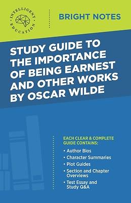 Picture of Study Guide to The Importance of Being Earnest and Other Works by Oscar Wilde