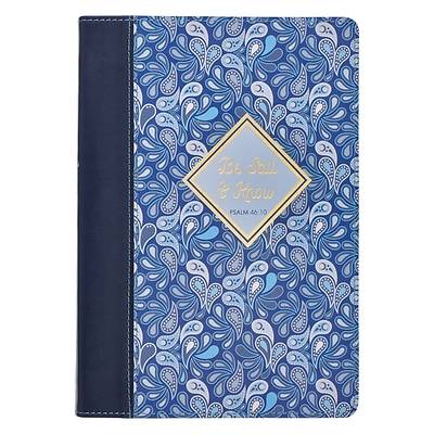 Picture of Journal Classic Blue Paisley Be Still & Know