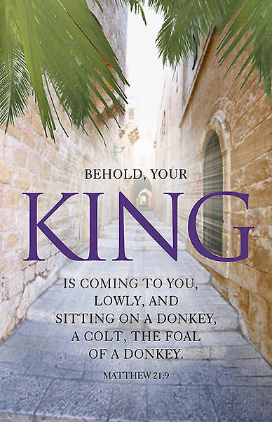 Picture of Your King is Coming Palm Sunday Bulletin