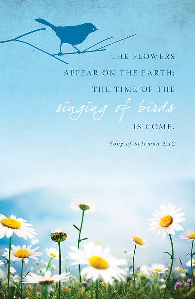 Picture of Spring General Worship Bulletin - Song Of Solomon 2:12