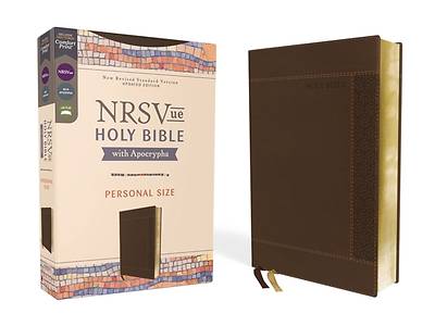 Picture of NRSVue, Holy Bible with Apocrypha, Personal Size, Leathersoft, Brown, Comfort Print