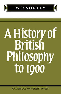 Picture of A History of British Philosophy to 1900