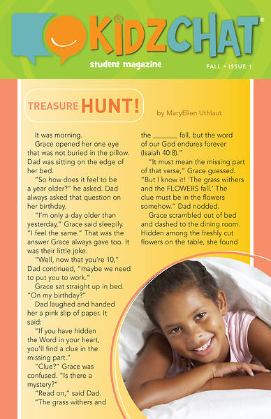 Picture of HeartShaper Middle Elementary Kidz Chat Take Home Papers PK5 Fall
