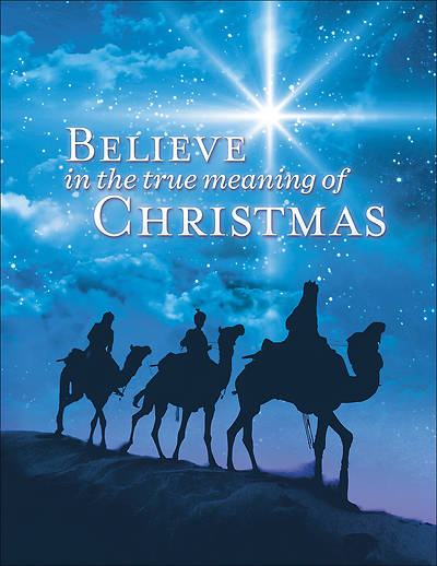 Picture of Believe Christmas Bulletin Tabloid