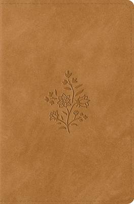 Picture of ESV Compact Bible (Trutone, Nubuck Caramel, Wildflower Design)