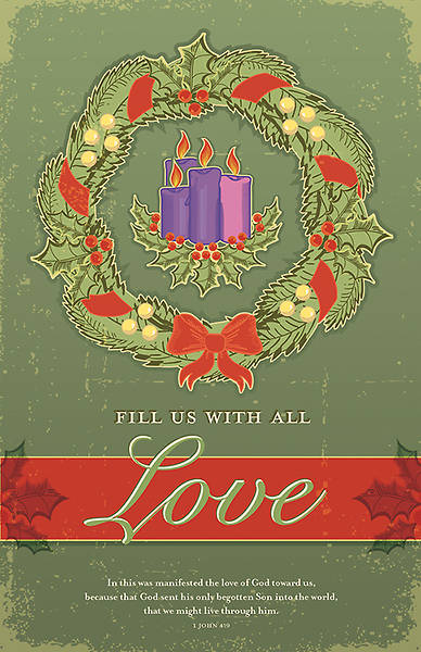 Picture of Advent Love Bulletin - Fill Us With All
