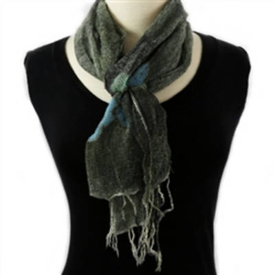 Picture of Java Batiked Cotton Scarf - Green
