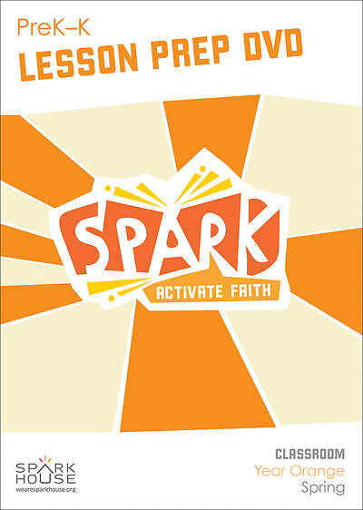 Picture of Spark Classroom PreK-K Preparation DVD Year Orange Spring