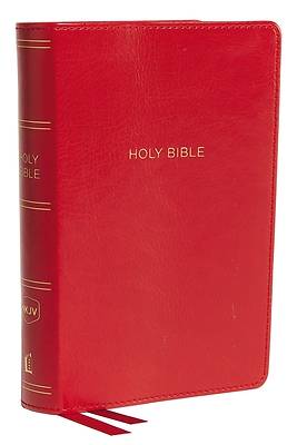 Picture of NKJV, Deluxe Reference Bible, Compact Large Print, Imitation Leather, Red, Red Letter Edition, Comfort Print