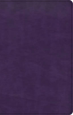 Picture of CSB Large Print Personal Size Reference Bible, Purple Leathertouch