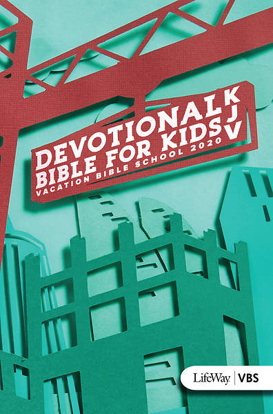 Picture of Vacation Bible School (VBS) 2020 Concrete and Cranes Devotional Bible for Kids KJV