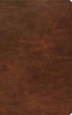 Picture of ESV Thinline Bible, Red Letter (Full Grain Leather, Deep Brown)