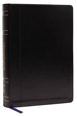 Picture of Niv, Chronological Study Bible, Leathersoft, Black, Comfort Print