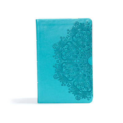 Picture of CSB Ultrathin Reference Bible, Teal Leathertouch