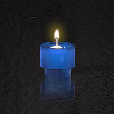 Picture of Blue Disposable Votive Light (Package of 144)