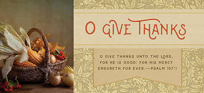 Picture of O Give Thanks Thanksgiving Envelope