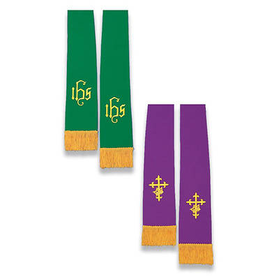 Picture of Purple/Green Reversible Stole