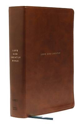 Picture of Net, Love God Greatly Bible, Leathersoft, Brown, Thumb Indexed, Comfort Print