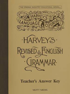 Picture of Answer Key for Harvey's Revised English Grammar