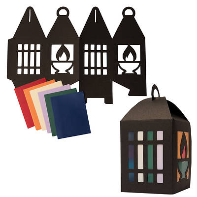 Picture of Vacation Bible School (VBS) 2021 Discovery on Adventure Island Paper Lantern Kit (Pkg of 12)