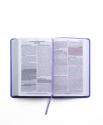 Picture of Rv-60 Biblia de Promesas - Tamaño Manual- Edición Lavanda Imitación Piel
