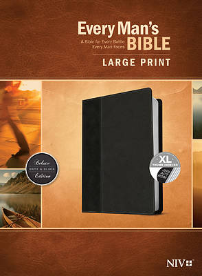 Picture of Every Man's Bible NIV, Large Print, Tutone