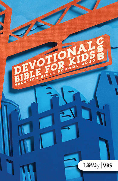 Picture of Vacation Bible School (VBS) 2020 Concrete and Cranes Devotional Bible for Kids CSB
