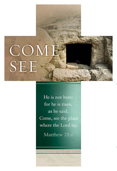 Picture of Come See Easter Cross Bookmark