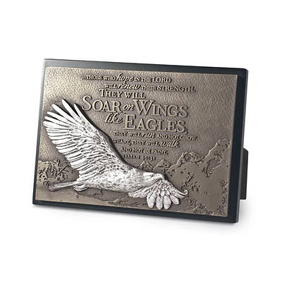 Picture of Small Sculpture Plaque - Soaring Eagle