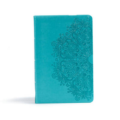 Picture of CSB Ultrathin Reference Bible, Teal Leathertouch, Indexed