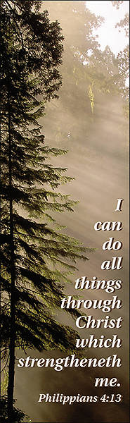 Picture of All Things Through Christ Philippians 4:13 General Bookmark