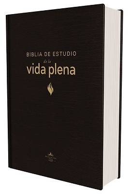 Rvr60, Biblia de Estudio de la Vida Plena, Edición Clásica, Tapa Dura, Palabras de Jesús En Rojo, Comfort Print