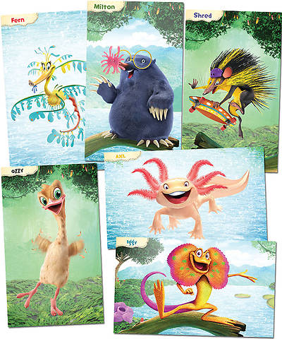 Picture of Group VBS 2014 Weird Animals Giant Bible Memory Buddy Posters Set of 6