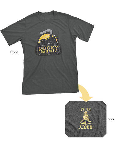 Picture of Vacation Bible School VBS 2021 Rocky Railway Staff T-shirt, Adult (Sm 34-36)