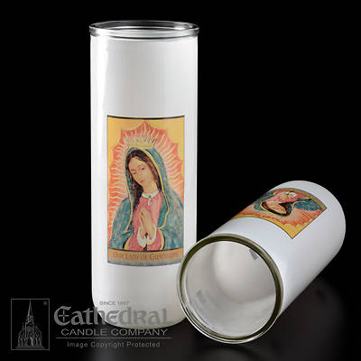 Picture of Our Lady of Guadalupe 5, 6, 7-Day Glass Globe