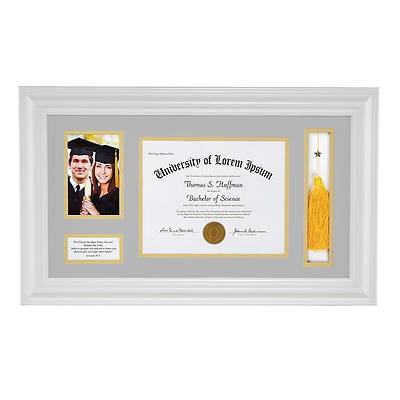 Picture of Graduation Photo Frame- White