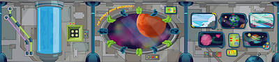 Picture of Vacation Bible School (VBS) 2019 To Mars and Beyond Decorating Mural Package