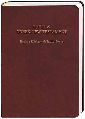 Picture of UBS Greek New Testament Reader's Edition with Textual Notes